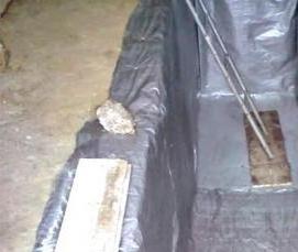 Гидроизоляция смотровой ямы - модель 1