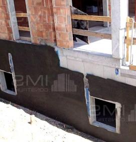 Гидроизоляция стен из пеноблоков - модель 4