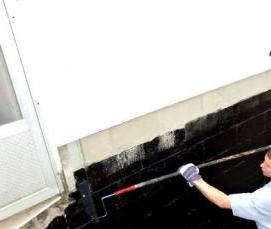 Гидроизоляция стен подвала снаружи - модель 3