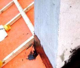 Гидроизоляция стыков крыши - модель 2