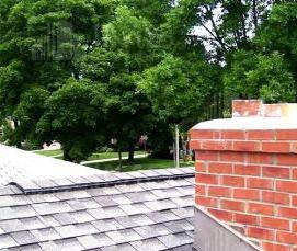 Гидроизоляция трубы дымохода - модель 1