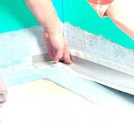 Гидроизоляция в деревянном доме - тип 1