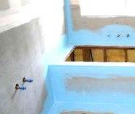 Гидроизоляция ванной в квартире - модель 2