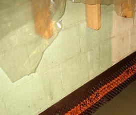 Гидроизоляция внутренних стен подвала - модель 1