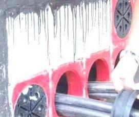 Гидроизоляция вводов труб - вариант 2