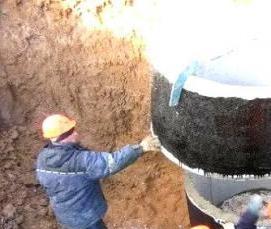 Гидроизоляция ж б колодца - модель 4