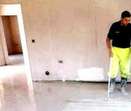 Гипсовая стяжка пола - модель 1