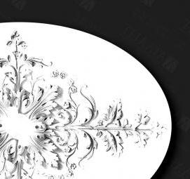 Гипсовые розетки потолочные - вариант 1