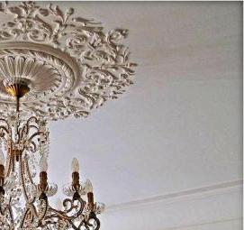 Гипсовые розетки потолочные - вариант 2