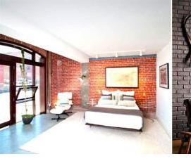 Гипсовый кирпич крашенный - тип 4