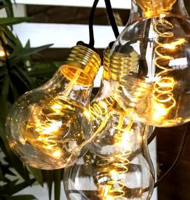 Гирлянда лампочка ретро - вариант 4