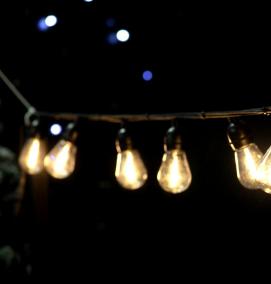 Гирлянда лампочка ретро - вариант 3