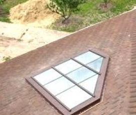 Глухое мансардное окно - вариант 4