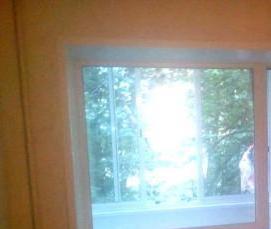 Глухое пластиковое окно бу - вариант 2