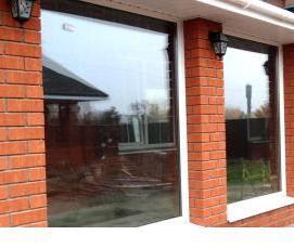 Глухое пластиковое окно - модель 1