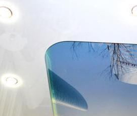 Глянцевые натяжные потолки с рисунком - тип 4