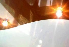 Глянцевый натяжной комбинированный потолок - тип 1