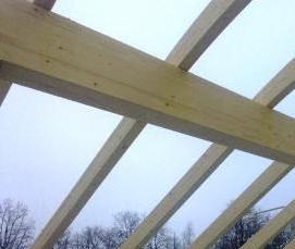 Гнутые деревянные балки - модель 4