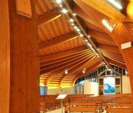 Гнутые деревянные балки - модель 3