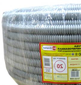 Гофра для кабеля в деревянном доме - вариант 2