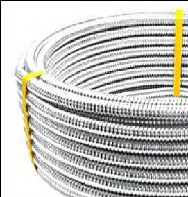 Гофрированная нержавеющая труба 25 мм - тип 1