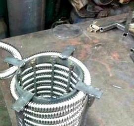 Гофрированная нержавеющая труба 25А - тип 3