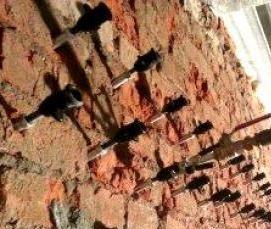 Горизонтальная гидроизоляция кирпичных стен методом инъецирования - модель 1