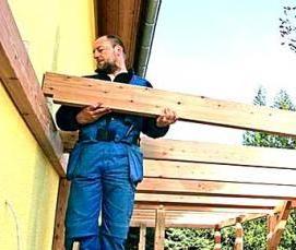 Горизонтальные балки - вариант 1