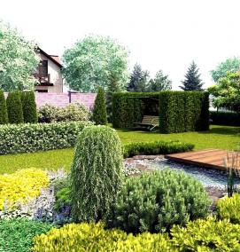 Городской ландшафтный дизайн - вариант 3