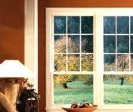 Готовое двухкамерное пластиковое окно - вариант 3