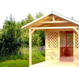 Готовые беседки для дачи - тип 1