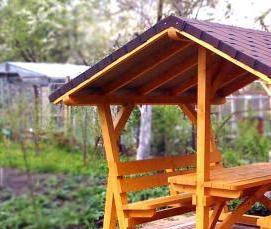 Готовые беседки для дачи - тип 3