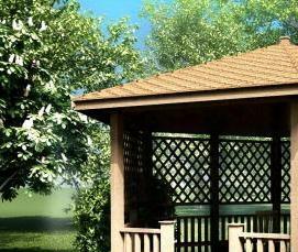 Готовые беседки из дерева - модель 3