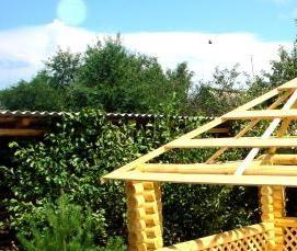 Готовые беседки из дерева - модель 2