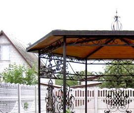 Готовые беседки из металла - модель 3