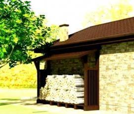 Готовые беседки с мангалом - тип 3