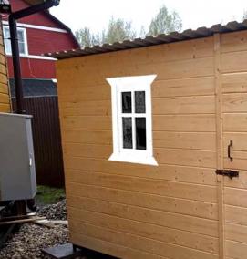 Готовые хозблоки для дачи - вариант 4