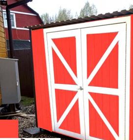 Готовые хозблоки для дачи - вариант 2