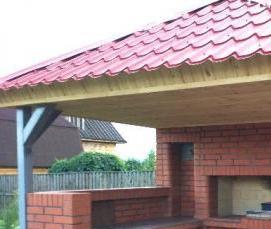 Готовые летние беседки - вариант 3