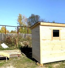 Готовые сараи и хозблоки для дачи - вариант 2