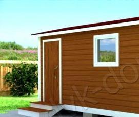 Готовый дом бытовка - модель 1