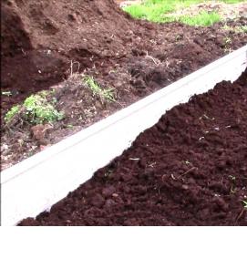 Грядка из подоконников пвх - тип 2