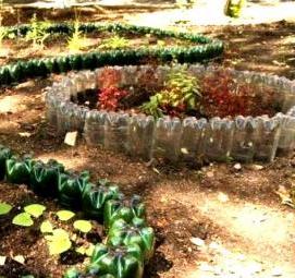 Грядки из пластика - вариант 4