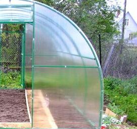 Грядки из поликарбоната - тип 1