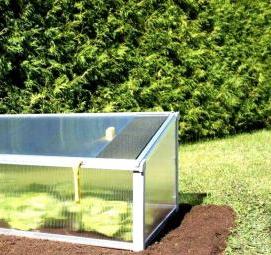 Грядки из поликарбоната - тип 4