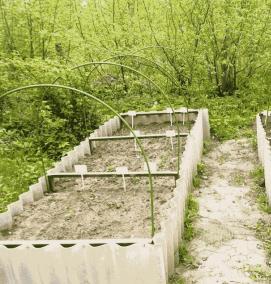 Грядки из шифера - тип 2