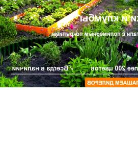 Грядки полимерные от производителя - тип 1