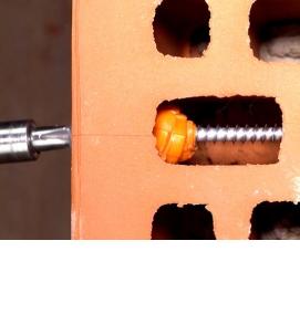 химический дюбель для пустотелого кирпича - тип 4