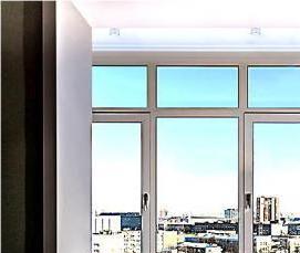 холодное остекление на теплое - тип 1