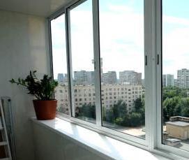 холодные алюминиевые окна - вариант 3